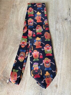 Vintage Ralph Marlin "Mr. Potato Head" Novelty Necktie